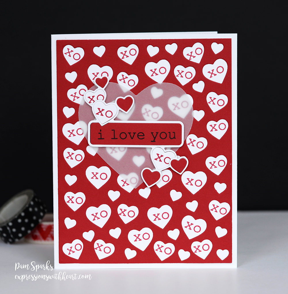 CL5252 Big and Little Valentines clear stamp set